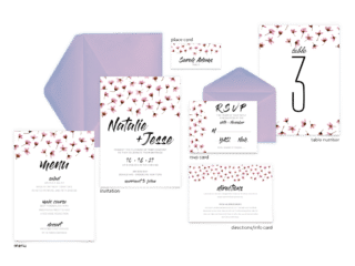 Natalie Suite - Free Wedding Invitation Printables from The Budget Savvy Bride